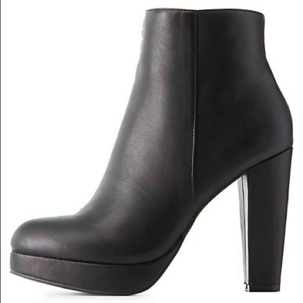 Black ankle booties
